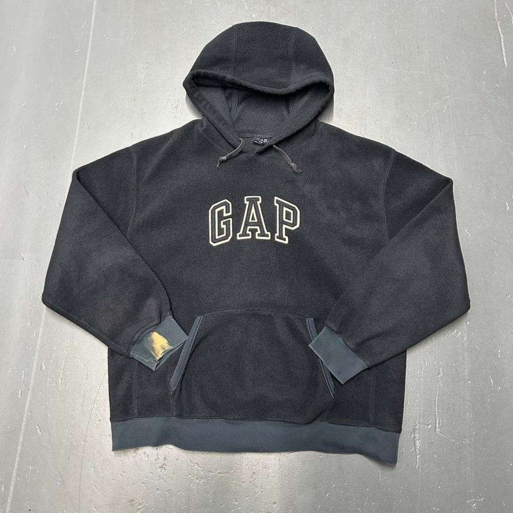 Vintage GAP fleece earth tone oversized hoodie sweatshirt